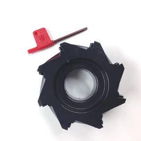 HHIP 2066-2000 2" x 3/4" Bore 90 Degree APKT-160408 Index able Face Mill, 5 Teeth