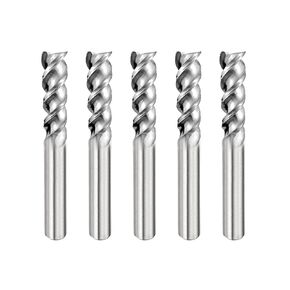 SPEED TIGER Carbide Square End Mill - 3 Flute - IAUE1/2"3 (1 Piece, 1/2") - High Feed U-Type Design - for Roughing and Finishing - for Milling Aluminum Applications – Professional Mill Bits Sets
