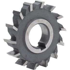 Involute Gear Cutter, Straight Tooth Milling Cutter Disc for Milling Machine High Speed Steel Disk-Shaped Angle Gear Mill Cutter