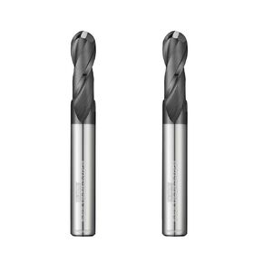 Tools Ball Nose Carbide End Mill, MAH Coating, CNC Cutting Tools for Stainless Steel,Hardened Steels,High Temp Alloys,Medium Alloy Steels, 2 Flute,1/8" Shank,Inch Size (.125(1/8)", 5pcs)