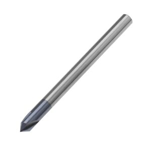 ECSiNG 60° 3 Flutes Chamfer End Mill 60 Degree Milling Cutter V Groove Router Bit Milling Accessories for Carving V Groove CNC Lettering and Signs