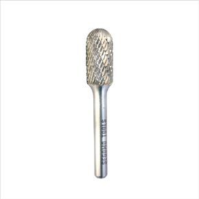 Segomo Tools SC-3, 1/4 Inch Shank, 3/4 Inch Cutting Length Double Cut Rotary Tungsten Carbide Burr For Grinding, Metal Deburring, Carving, Drilling, Engraving (1 Piece) - CBSC3DC