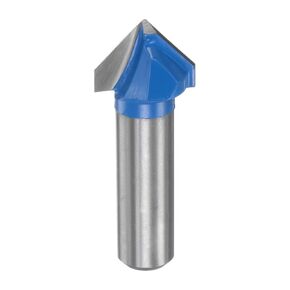 لقم التوجيه 7/8 "ضياء 1/2" عرقوب 90 درجة فولت نوع مطحنة نهاية كربيد لأعمال النجارة والنجارة والنقش أدوات تقطيع الحواف