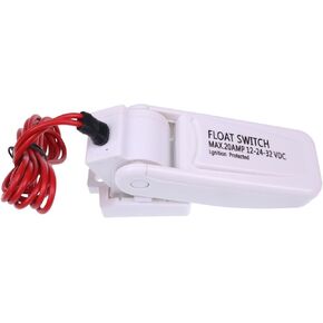 Automatic Float Switch Max 20Amp Compatible with Rule Model 35A Mercury Free 12-24-32 VDC Bilge Pump 12V 1100GPH
