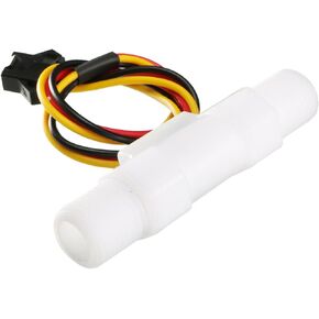 uxcell G1/4" Hall Effect Water Flow Sensor Switch Flowmeter Counter Fluid Meter DC5V 0.2-2.5L/Min SEN-HZ41W