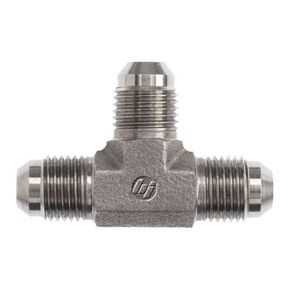 Brennan 2603-12-12-12-FG Forged Steel JIC Flared Tube Fitting, Tee, 3/4" Tube OD JIC Male