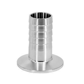 Beduan 1.5" Tri Clamp to 1" Barb Fitting Stainless Sanitary Home Brew Adapter (Ferrule OD 50.5mm)