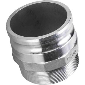 1pcs Camlock Fittings Type F 4Inch Cam Groove Couplings Al Camlock Fittings For Big Hose Pipe Fittings(4Inch-F400-1pcs)