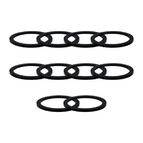 3" Camlock Gasket Fitting - Cam Lock Hose Seal for Female Coupler - Cam Groove Replacement Rubber Washer (10-Pack) (3“)