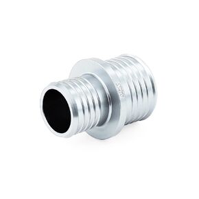 HPS AHUR-138-150-SL 1-3/8" - 1-1/2" Billet 6061 Aluminum Joiner Hose Union Connector Reducer, 35mm - 38mm OD, 2" Length, Silver