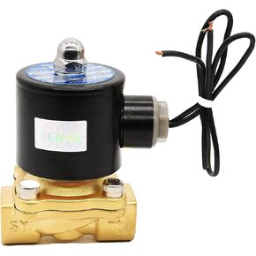 1/2" Brass Electric Solenoid Valve,110v Ac Brass Electric Solenoid Valve for Water Air Gas Fuel Oil