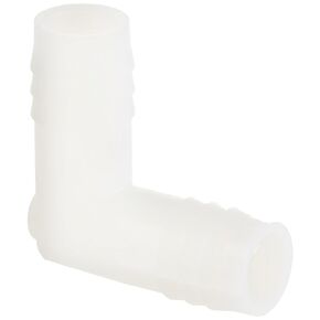 Parker Hannifin 365HB-10N-pk10 Par-Barb Union تركيب الكوع، نايلون، زاوية 90 درجة، 5/8 بوصة خرطوم بار × 5/8 بوصة، أبيض (عبوة من 10)