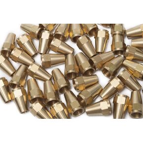 LTWFITTING نحاس 3/8 "OD 45 درجة صامولة طويلة مضيئة، تركيب أنبوب نحاسي متوهج (عبوة من 5) in Kuwait