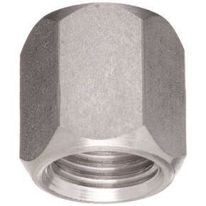 Brennan 0304-C-06-SS, Stainless Steel JIC Tube Fitting, Cap Nut, 3/8" Tube OD