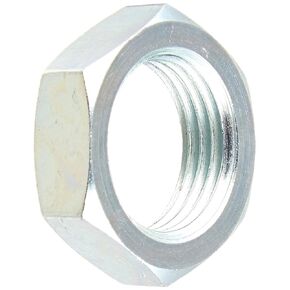 0306-08 Steel Bulkhead Lock Nut, 1/2" Tube OD, 3/4"-16 Thread, 0.310" Width, 1.000" Hex