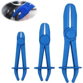 Hose Pinch off Pliers, Line Clamp Pliers Set for Flexible Hoses, Gas Lines, Radiator, Brake, Coolant, and Fuel Lines Tool