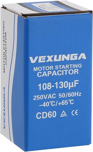 216-259 uF MFD 250 VAC 50/60 Hz Round Motor Start Capacitor CD60 Single Phase Capacitors for AC Motors Starting or Pool Pump or Well Pump in Saudi Arabia