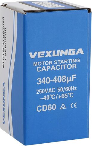 216-259 uF MFD 250 VAC 50/60 Hz Round Motor Start Capacitor CD60 Single Phase Capacitors for AC Motors Starting or Pool Pump or Well Pump in Saudi Arabia