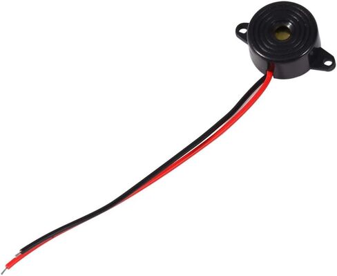 3-Pack DC 3V-24V Active Piezo Electric Buzzer Piezo Electronic Buzzer Alarm Active Buzzer Loud Continuous Sound with 100mm Sound Cable in Saudi Arabia