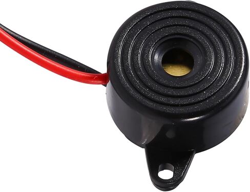 3-Pack DC 3V-24V Active Piezo Electric Buzzer Piezo Electronic Buzzer Alarm Active Buzzer Loud Continuous Sound with 100mm Sound Cable in Saudi Arabia