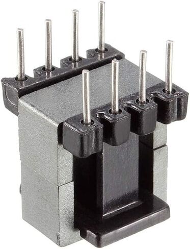uxcell 5 مجموعات EE10 4 مع 4pin محول بكرة PC40 الفريت الأساسية العمودي 10 نصفين الفريت و 5 بكرة in Saudi Arabia