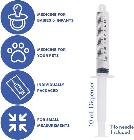 حقنة Care Touch CTSLL10 سعة 10 مل فقط - طرف حقنة Luer Lock (بدون إبرة)، 100 قطعة (عبوة من قطعة واحدة) in Kuwait