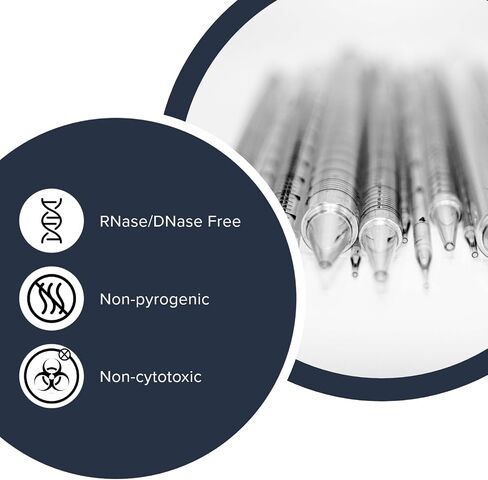 Serological Pipet 5 mL, Lab Pipets, Latex Free, DNase/RNase Free, Non Pyrogenic, Non Cytotoxic, Individual Polyolefin Filter Plug, Gamma Irradiation Sterilized, Polystyrene, 200 Pack in Saudi Arabia