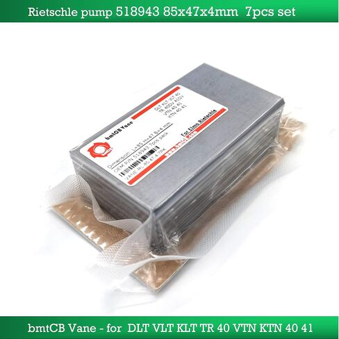 bmtCB Carbon Vane for Elmo Rietschle Pump DLT40 VLT40 KLT TR40DV TR41DV VTN40 VTN41 KTN40 KTN41 518943 (1 Set 7 pcs) in Saudi Arabia