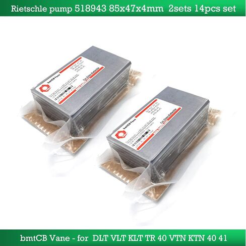 bmtCB Carbon Vane for Elmo Rietschle Pump DLT40 VLT40 KLT TR40DV TR41DV VTN40 VTN41 KTN40 KTN41 518943 (1 Set 7 pcs) in Saudi Arabia