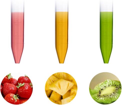 20 Pack 5ml Plastic Pipettes Dropper with Clean Brush Unbreakable Silicone Dropping Pipettes Great Suction for Feeding, Baking, Crafts Making - 10 Bright Color in Saudi Arabia