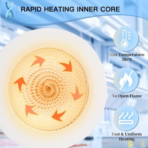 Heating Mantle 120V 500ML Adjustable Heating Mantle with Magnetic Stirring for Liquid Heating 250W 0-1600 RPM Lab Heater with Temperature Control in Kuwait
