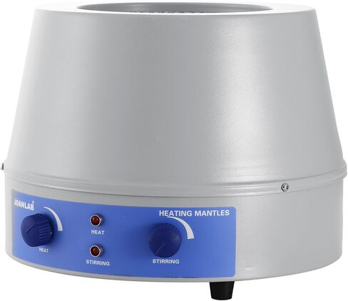 عباءة تسخين Vevor 1000 مل محرك مغناطيسي عباءة تسخين 350 وات عباءة تسخين محرك مغناطيسي 0-1600 دورة في الدقيقة عباءة تسخين مختبر لتسخين السائل 1000 مل: المنزل والمطبخ in Kuwait