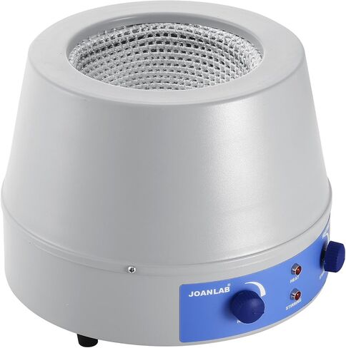 عباءة تسخين Vevor 1000 مل محرك مغناطيسي عباءة تسخين 350 وات عباءة تسخين محرك مغناطيسي 0-1600 دورة في الدقيقة عباءة تسخين مختبر لتسخين السائل 1000 مل: المنزل والمطبخ in Kuwait