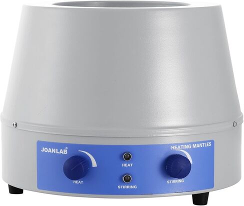 عباءة تسخين Vevor 1000 مل محرك مغناطيسي عباءة تسخين 350 وات عباءة تسخين محرك مغناطيسي 0-1600 دورة في الدقيقة عباءة تسخين مختبر لتسخين السائل 1000 مل: المنزل والمطبخ in Kuwait