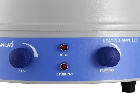 عباءة تسخين Vevor 1000 مل محرك مغناطيسي عباءة تسخين 350 وات عباءة تسخين محرك مغناطيسي 0-1600 دورة في الدقيقة عباءة تسخين مختبر لتسخين السائل 1000 مل: المنزل والمطبخ in Kuwait