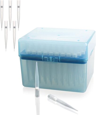 Pipette Tips with Filter, Natural, PP Material, Vol. 100ul Universal Pipette Tip, 960 Tips, PTF100A960 in Saudi Arabia