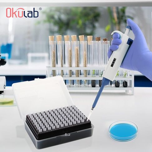 Pipette Tips with Filter, Natural, PP Material, Vol. 100ul Universal Pipette Tip, 960 Tips, PTF100A960 in Saudi Arabia