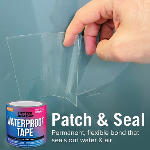 Clear Waterproof Tape for Leaks Thick Heavy Duty Water Proof Tape Sealing Marine Grade Outdoor Pools Gutter Underwater, Stop Leak Seal Tape Waterproof Repair Patch & Seal Sealant 15 Feet x 4 Inches in Saudi Arabia