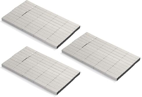 MECCANIXITY 150Pcs Faraday Conductive Fabric Foam Electrode Shielding Fabric Foam 35x10x8mm with Adhesive Backing Sticky Strip for Computer LCD TV in Saudi Arabia