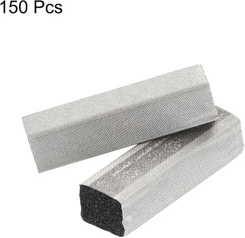 MECCANIXITY 150Pcs Faraday Conductive Fabric Foam Electrode Shielding Fabric Foam 35x10x8mm with Adhesive Backing Sticky Strip for Computer LCD TV in Saudi Arabia
