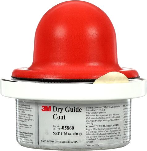 3M Dry Guide Coat Kit 05861, Carbon Black Powder, No Ripples, No Masking, 1.75 oz (50 g) in Saudi Arabia