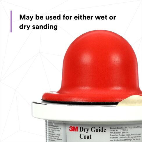 3M Dry Guide Coat Kit 05861, Carbon Black Powder, No Ripples, No Masking, 1.75 oz (50 g) in Saudi Arabia