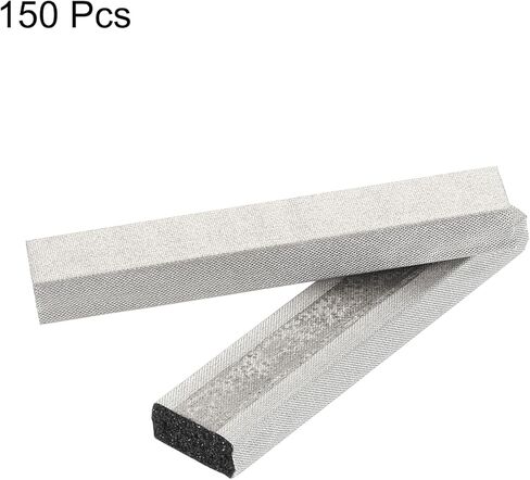 MECCANIXITY 150 قطعة من نسيج فاراداي الموصل من القماش الرغوي الواقي من القماش الرغوي 50 × 10 × 5 مم مع شريط لاصق داعم لتلفزيون LCD للكمبيوتر in Kuwait