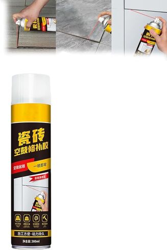 لاصق إصلاح أسطوانة البلاط - عامل طبلة فارغة لاصق قوي لبلاط السيراميك 300 مل، لاصق بلاط، عامل طبل فارغ لبلاط السيراميك القوي، حشو إصلاح فجوة البلاط المقاوم للماء (قطعة واحدة) in Kuwait