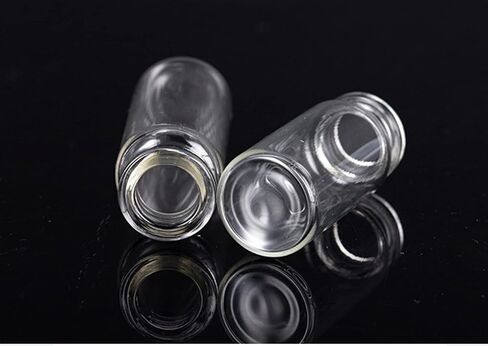 10 Pcs 10ml Glass Bottle,Sterile Transparent Vial,Seals Empty Vials, Lab Sample Vial, Empty Vials with Self Healing Injection Port,With Flip Off Aluminum Cap (9) B Package in Saudi Arabia
