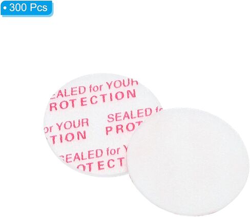 PATIKIL 18mm/0.7inch Foam Lid Liner, 300Pcs PS Foam Resistant Tamper Pressure Sensitive Seal for Bottle Cap Liners Seals, White Red in Saudi Arabia