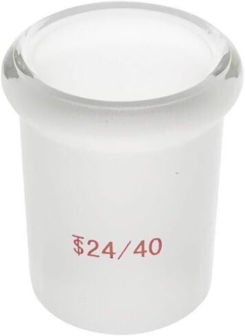 قارورة زجاجية ثقيلة على شكل كمثرى بسعة مشتركة 24/40 بسعة 50 مل من الأواني الزجاجية للمختبر 3 قطع in Kuwait