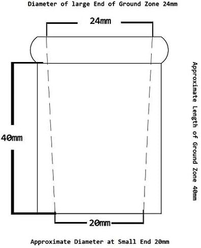 قارورة زجاجية ثقيلة على شكل كمثرى بسعة مشتركة 24/40 بسعة 50 مل من الأواني الزجاجية للمختبر 3 قطع in Kuwait