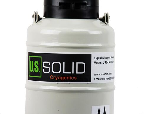 U.S.SOLID 3L Liquid Nitrogen Container LN2 Tank Cryogenic Dewar Semen Flask with Straps 6 Canisters Carry Bag in Saudi Arabia