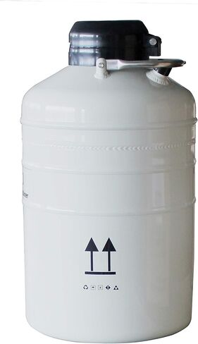 HFS(R) حاوية مبردة من سبائك الألومنيوم خزان Ln2 السائل للنيتروجين مع 6 علب حقيبة حمل/غطاء حماية (3 لتر) in Kuwait